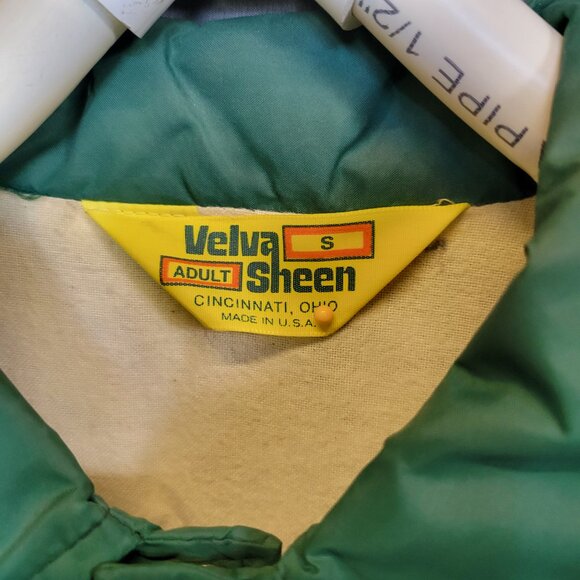 Velva Sheen Vintage Girl Scout Green Jacket Size S - Picture 3 of 8